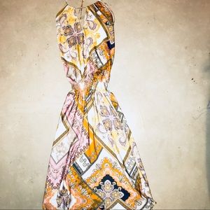 Silk boho dress by single nwt size xs